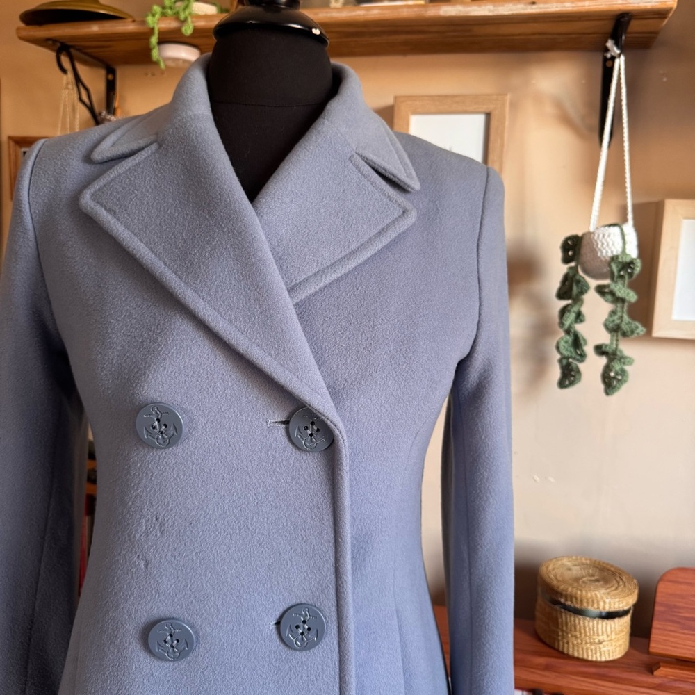 Talbots Elegant Peacoat Women's Double-Breasted Size 4 - Picture 4 of 9